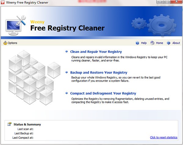 Weeny Free Registry Cleaner(注册表清理工具)