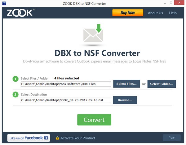 ZOOK DBX to NSF Converter(邮件转换工具)